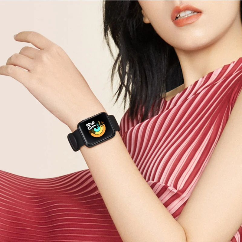 Спортивный фитнес-браслет глобальная версия Xiaomi Mi Watch Lite Смарт-часы с GPS и