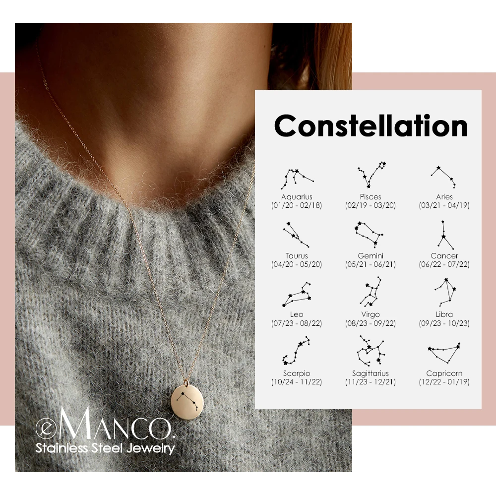 E Manco золотое ожерелье из нержавеющей стали для женщин Трендовое чокер женское