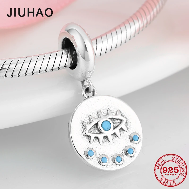 Подвески из серебра 925 пробы с изображением сглаза и демона для изготовления