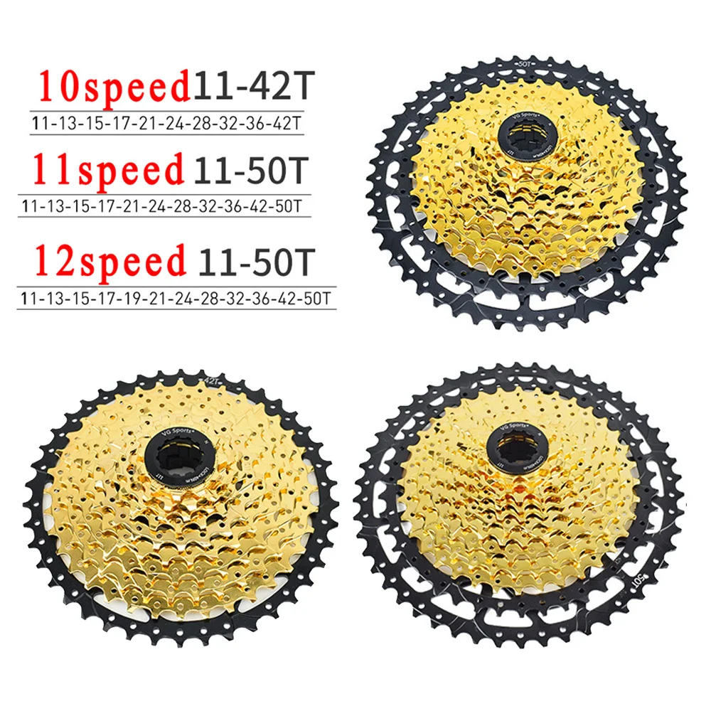 

Bicycle 10/11/12 Speed Sprocket Cassette 11-40T/11-50T Mountain Bike Freewheel Chrome molybdenum steel corrosion resistance