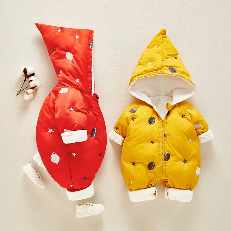 HYLKIDHUOSE/Детские комбинезоны для новорожденных коллекция 2019 года зимние маленьких