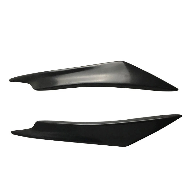 4 шт. универсальные черные передние бамперы боковые канаты разветвители ласты