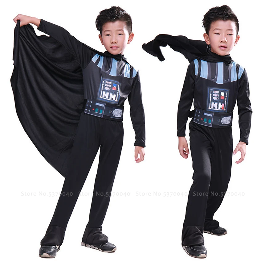Детский карнавальный костюм на Хэллоуин комбинезон пальто накидки в стиле Дарта