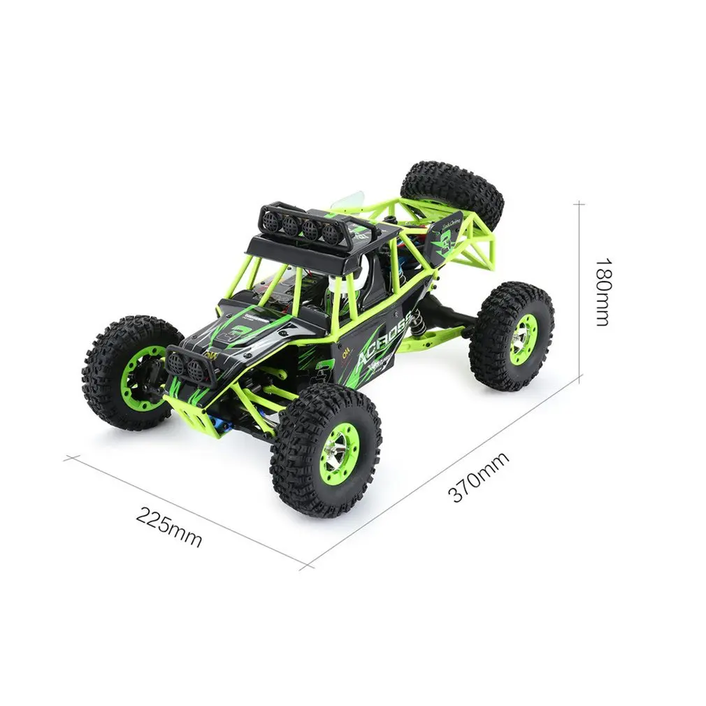 Wltoys XKS 1/12 2,4G 4WD высокоскоростной Электрический матовый гусеничный грузовик для пустыни RC внедорожный багги автомобиль с светодиодный светильник