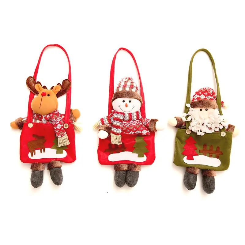 Рождественские украшения материал кукла лося старый человек Снеговик сумка