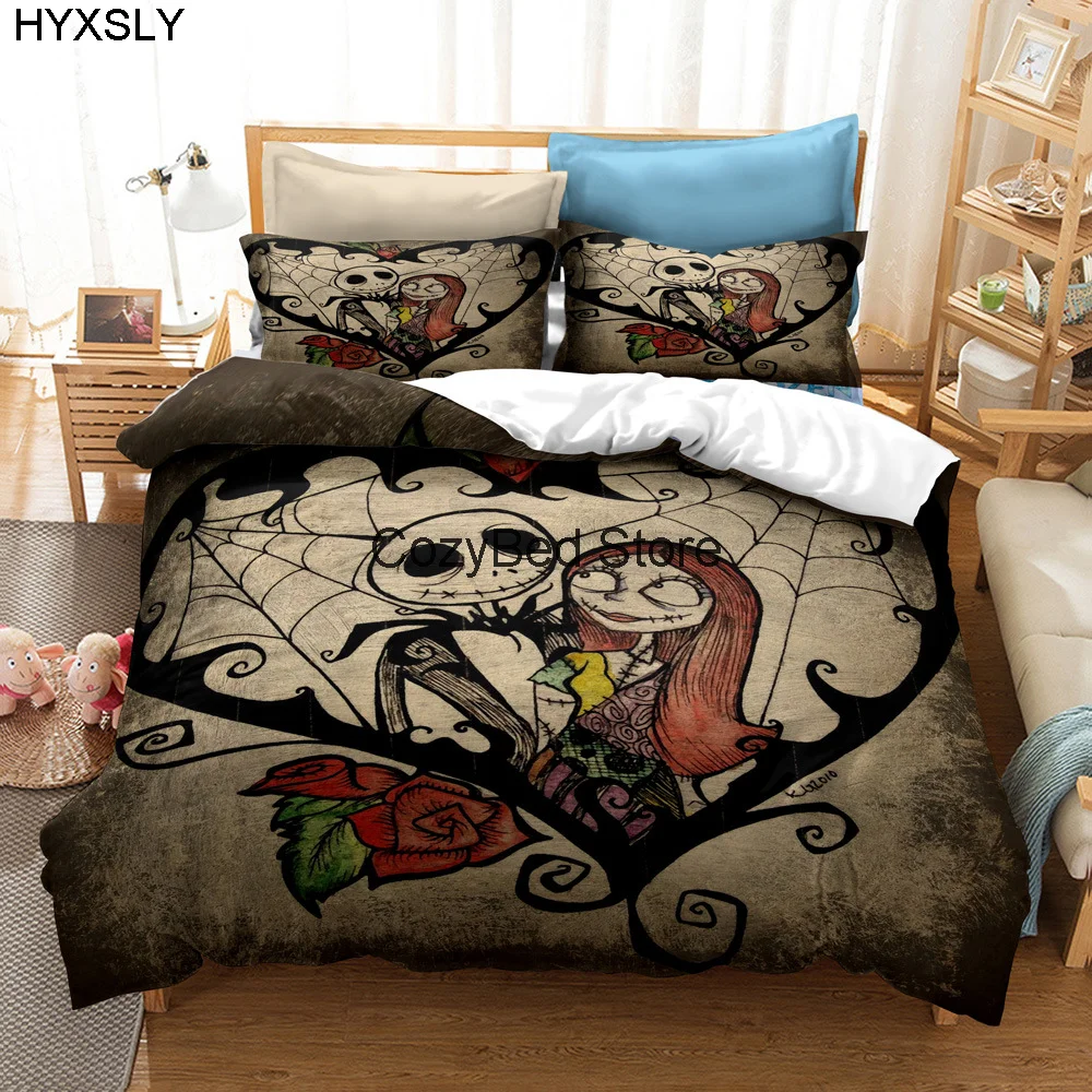 Комплект постельного белья Кошмар перед Рождеством для спальни мягкие покрывала