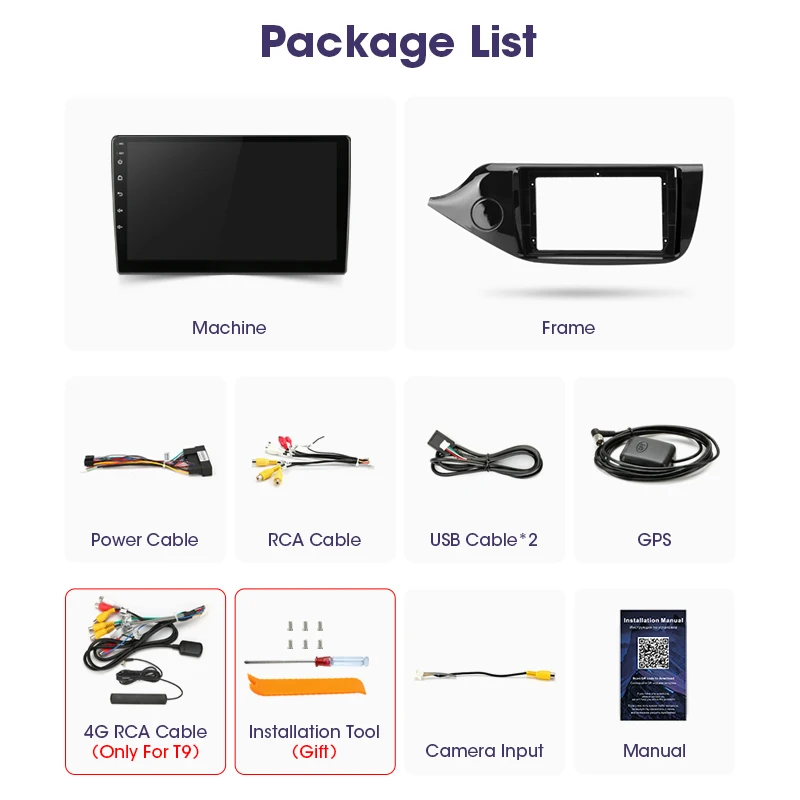 

2 Din Android 10.0 Car Player Stereo audio Radio for Kia CEE'D 2012- 2018 Multimedia Video Touch Screen 4G Wifi Speaker MP5 DVD