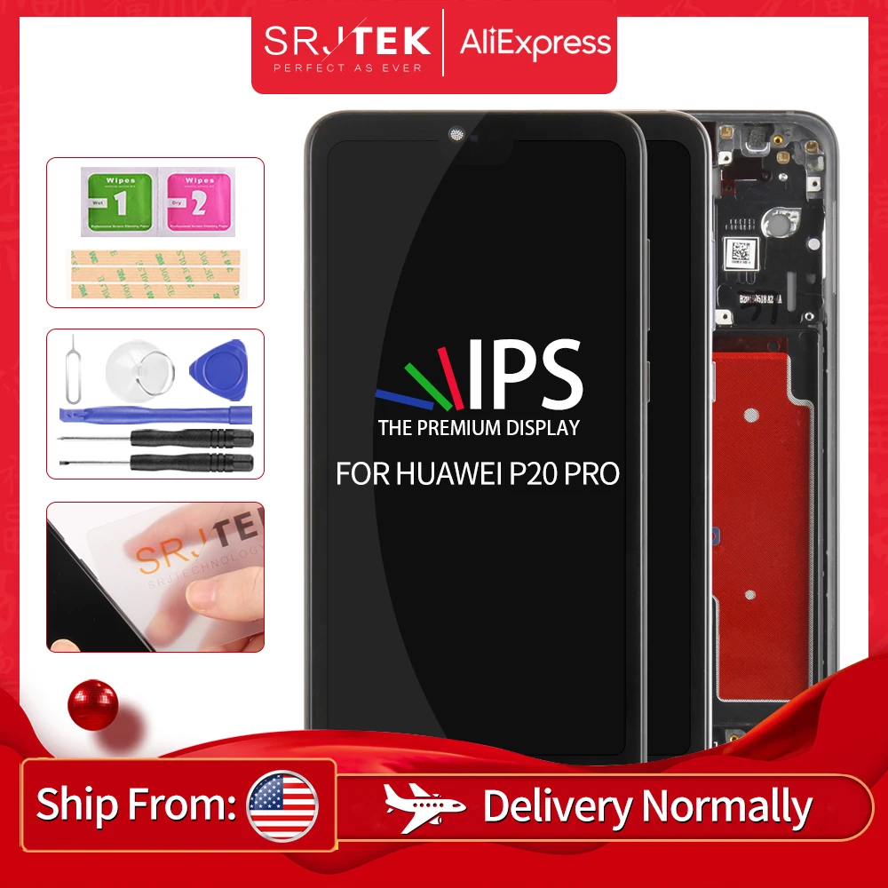 6 1 &quotс ЖК дисплеем для Huawei P20 Pro дисплей экран сенсорная панель дигитайзер сборки