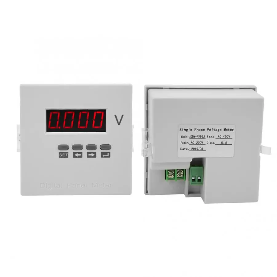 Тестер напряжения DDM AV96J однофазный измеритель программируемый цифровой