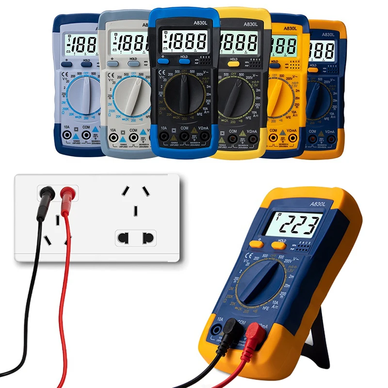 

New Mini Digital Multimeter BSIDE ADMS9 S7 Tester Voltmeter Resistance NCV Continuity Test With