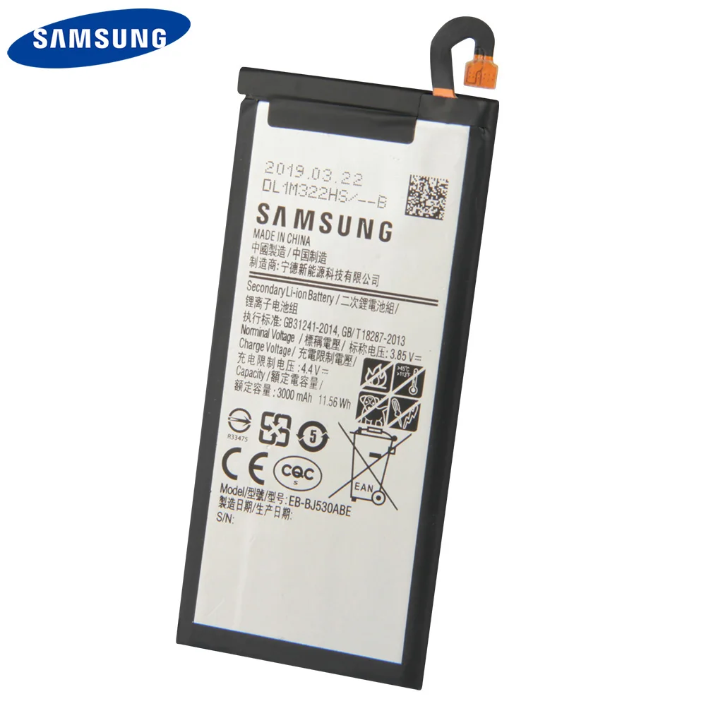 Оригинальная запасная аккумуляторная батарея для телефона Samsung Galaxy 2017 Edition J5 J530G EB