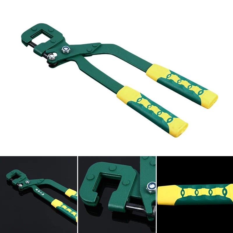 

Metal Studs Nailless Crimper Carbon Steel Keel Forceps Pliers Anti-Slip Handle Hole Punch Pliers REME889