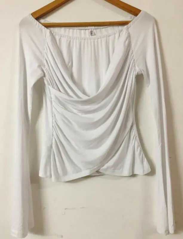 Женские сексуальные топы с открытыми плечами перекрестными ремешками длинным