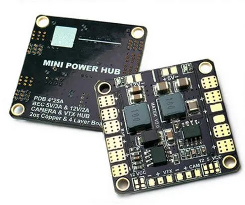 Оригинальная плата распределения питания Matek Mini Power Hub PDB с BEC 5 В и 12 для