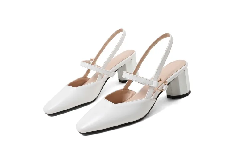 Женские туфли на высоком квадратном каблуке туфли-лодочки больших размеров