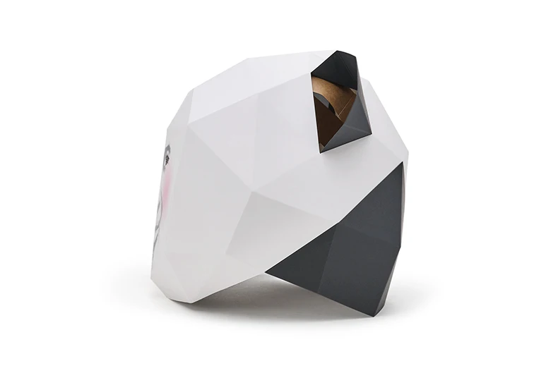 3D Бумажная Маска с выражением лица для Хэллоуина Вечерние Декорации DIY матрица голова для косплея маска вечерние украшения реквизит для фотосессии