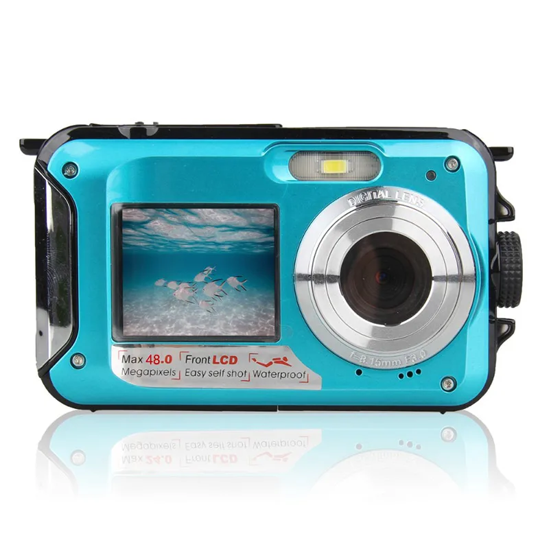 

48MP Underwater Waterproof Digital Camera Dual Screen Video Camcorder Point and Shoots Digital Camera New Arrival