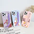 Силиконовый чехол с рождественским оленем для Samsung Galaxy S10 S9 S21 Ultra S20 FE Plus S8 S10e