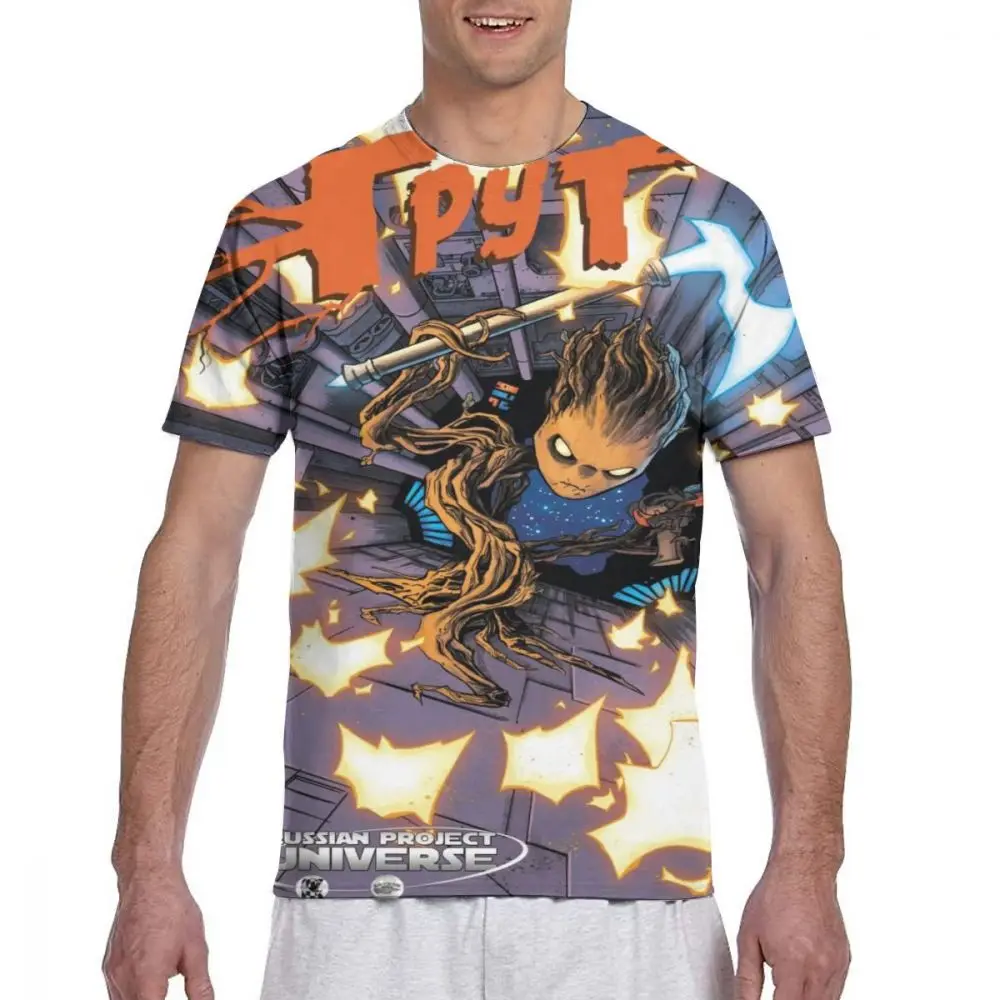 Off White стражи Галактический костюм 3D футболка для мужчин Звездный Владыка ракета