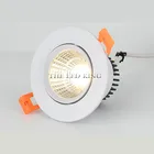 Затемнения светодиодный вниз светильник s 5 ваттов 9 ваттов 12 ваттов светодиодный потолочный светильник, 15 Вт, 18 Вт светодиодные утопленный вниз светильник круглый светодиодный панельный светильник 220V 110V Светодиодный точечный светильник