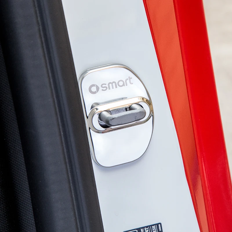 2 шт. авто-Стайлинг крышка дверного замка автомобиля Авто эмблемы чехол для Mercedes