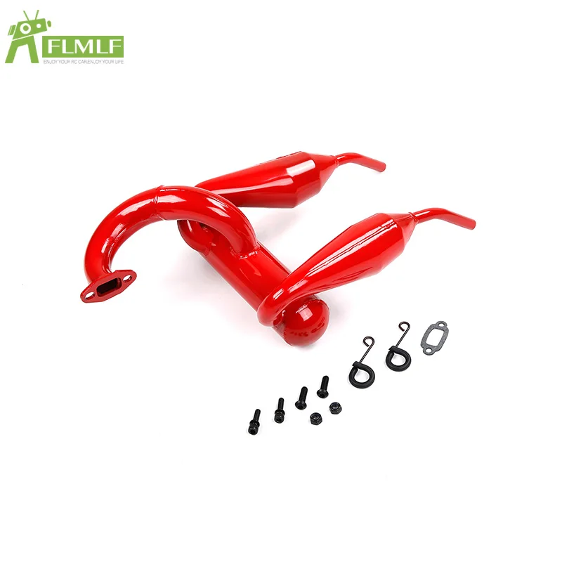 

Двойная выхлопная труба, двойные выхлопные трубы, настройка трубы, подходит для 1/5 Losi 5ive T ROFUN ROVAN LT KingmotorX2, детали для игрушек