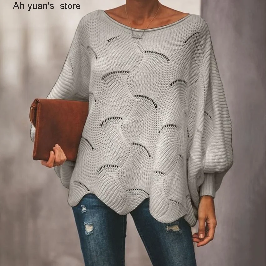 Женские свитера в европейском и американском стиле Ah yuan одежда для осени зимы