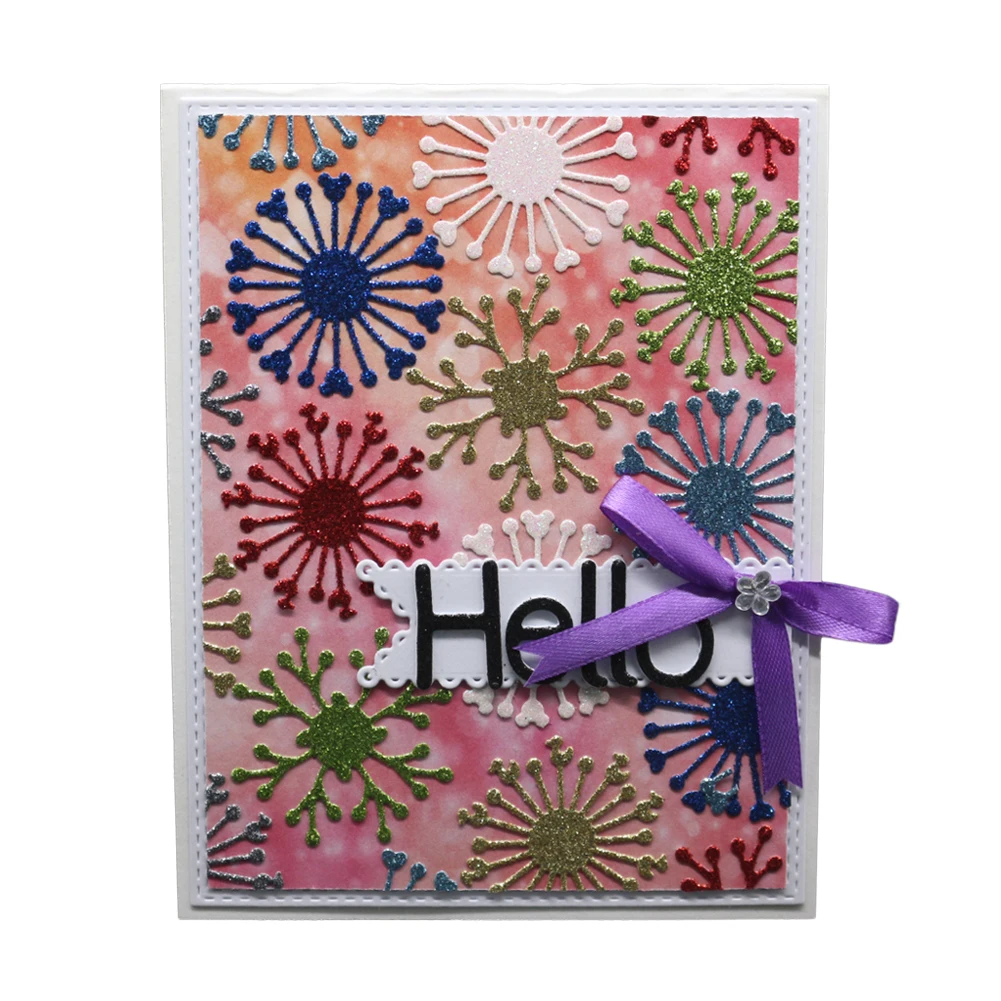 Фон цветок металлические трафареты для пресс-формы DIY альбом скрапбукинга бумага