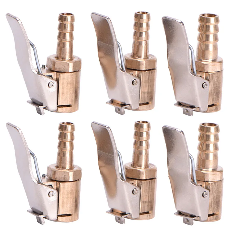 1 шт. 6 мм/8 мм клапан для шин воздушный насос зажимной зажим авто грузовик шина