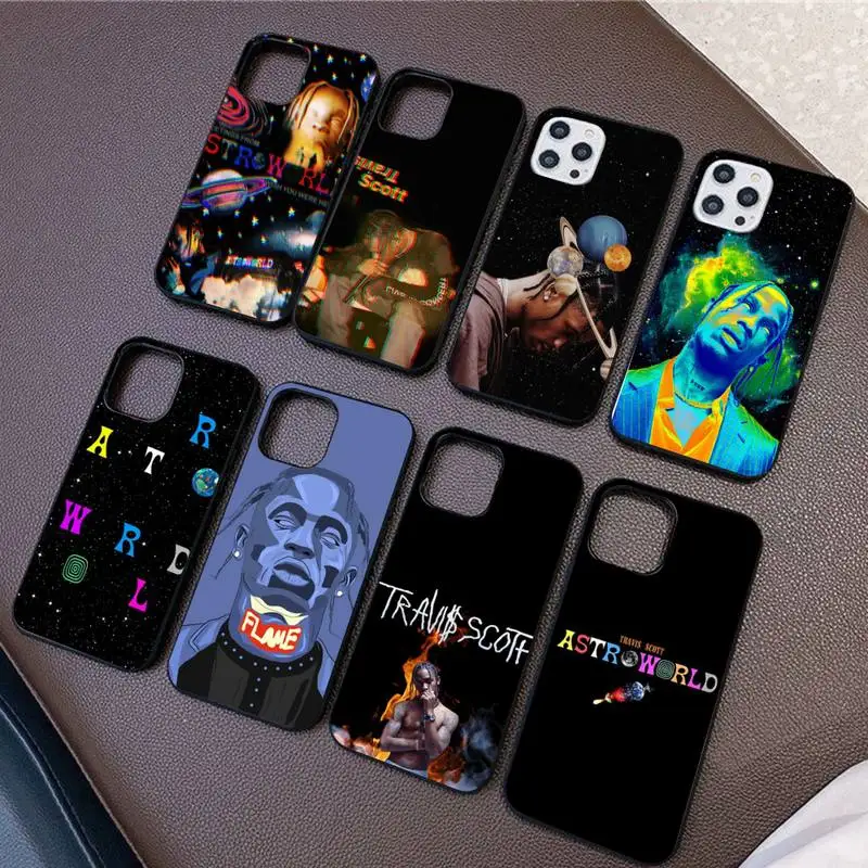 

Raper travis scott Phone Case For iPhone 11 8 7 6 6S Plus X XS MAX 5 5S SE 2020 XR 11 pro DIY capa