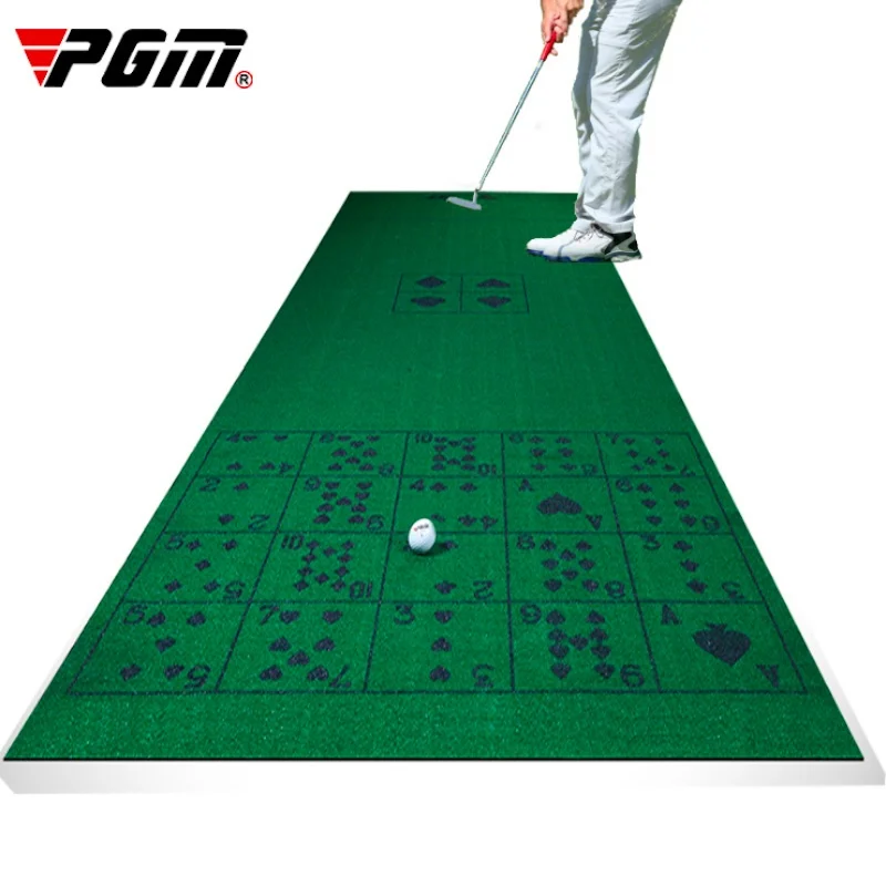 Online PGM Golf Kapalı Atıcı Battaniye Dönüş Uygulama 100x350cm Ofis Ev Koyarak Eğitmen Mat Itme Egzersiz TL012