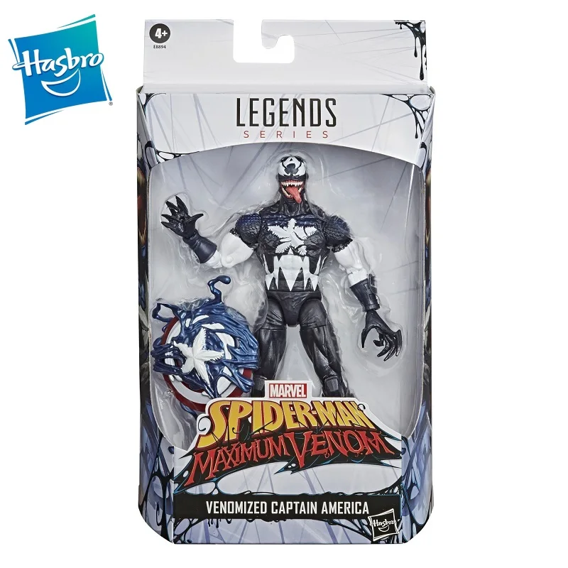 

Hasbro Anime Movies Marvel Legends Venom Steve Rogers Active Joint PVC Doll Action Figure Model Kids Toy Gifts Collection