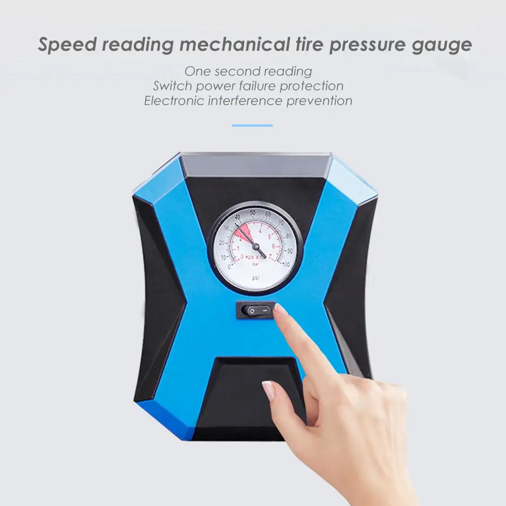 Автомобильный воздушный насос беспроводной портативный 12 в автомобильный