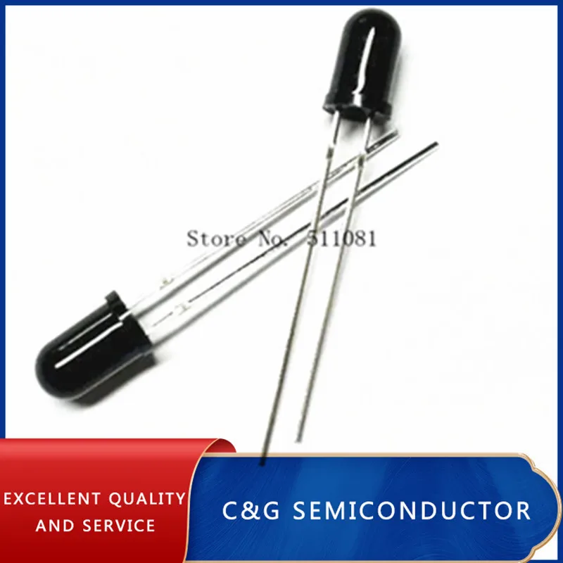 Инфракрасный приемник 100 шт. 5 мм инфракрасный транзистор 940NM | Электронные