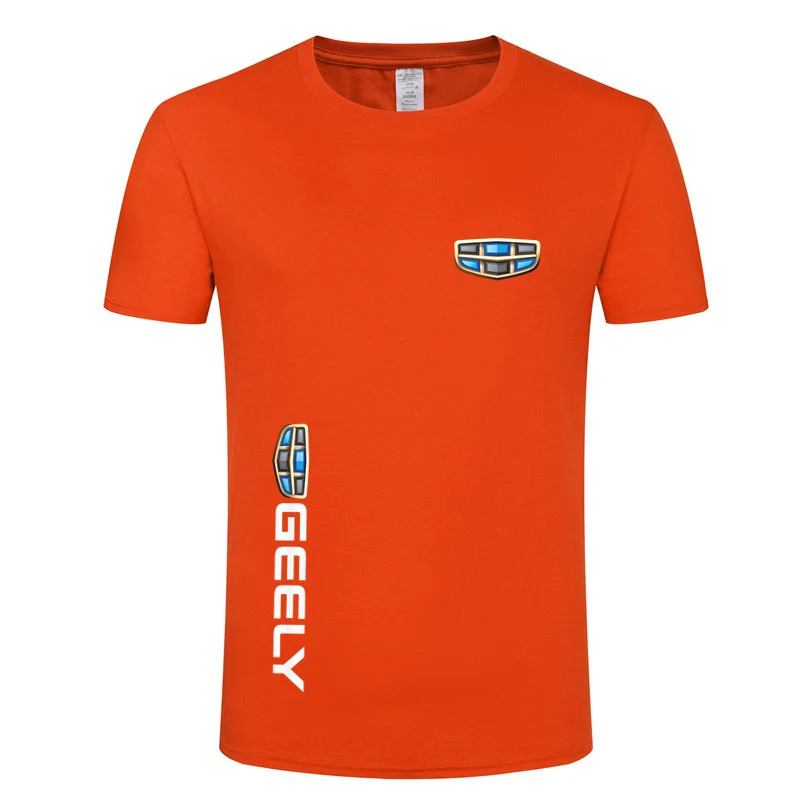 

Brand Geely Summer Men's Sport T-shirt Sleeve O-neck Leisure Outwear Tees Breathable Casual Men Short sleeves T Shirt