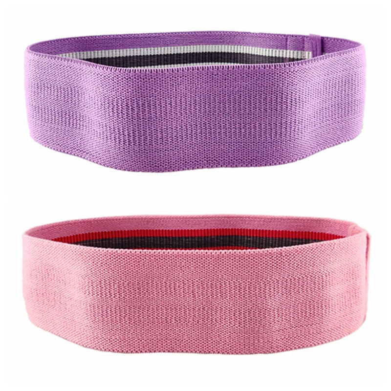 Resistance Bands Booty Unisex Hip Leg Exercise Elastic Gym Yoga Stretching Training Fitness Workout No-Roll Up Circle Band | Спорт и
