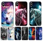 Чехол для Wiko Y81, Y61, Y80, Y70, Y60, Y50, View 5, 5PLUS, 4, 3 lite, 3 pro, мягкий силиконовый чехол из ТПУ с волчьим узором