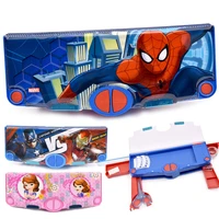 disney stationery box for primary school boys spider man multifunctional childrens cartoon creative automatic pencil case