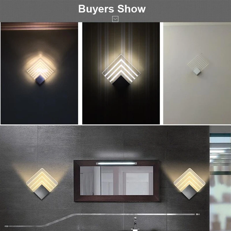 Современные настенные бра светодиодные Настенные светильники алюминиевые для