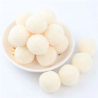 44 apricot Мягкие помпоны, пушистые Помпоны, плюшевые помпоны для рукоделия, помпон, мини Помпон 8 мм до 30 мм, рождественские украшения для детских игрушек, 2000 шт - Цвет: 44 apricot
