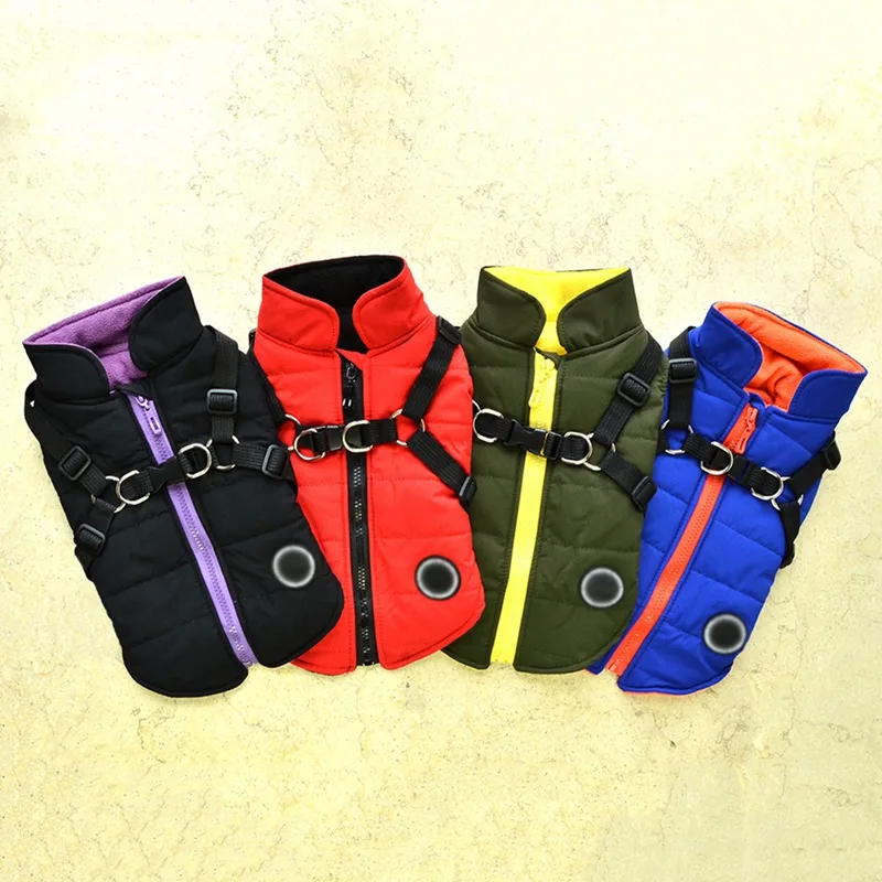 

Winter Pet Dog Puppy Clothes Vest Jacket Chihuahua Clothing Outfit Padded Jacket For Small Puppy Dogs Pet Cold Coat XS-XXL