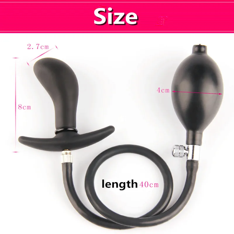Надувная очень большая Анальная пробка мужской массажер простаты большой