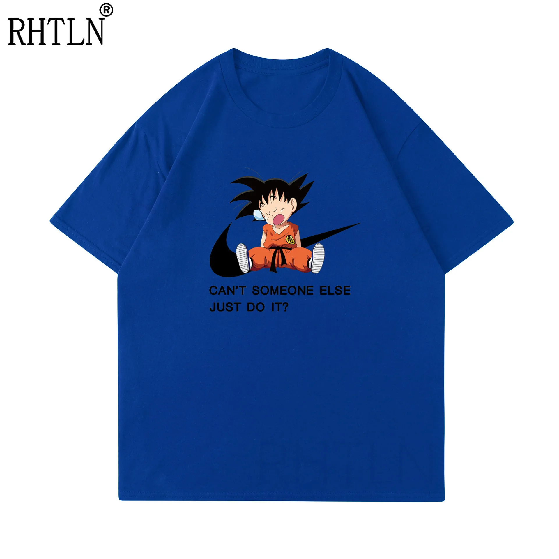 Футболка с принтом Dragon Ball летняя мужская футболка в европейском и американском