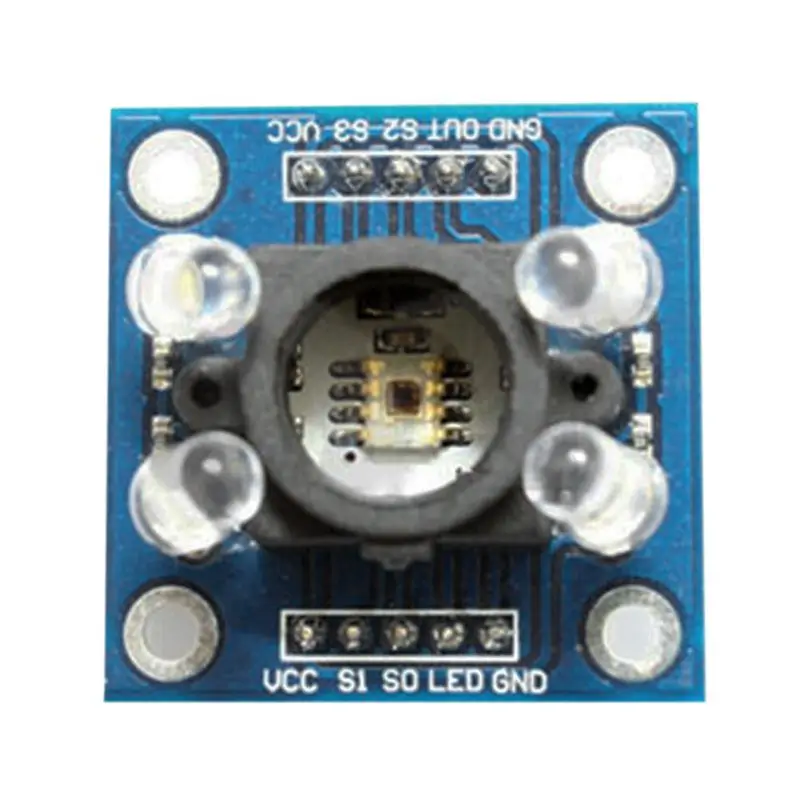TCS3200 Цвет распознавания Сенсор модуль детектора 3V 5V для MCU Arduino|Модули умного дома|