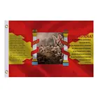 Флаг Испании с крестом бордового цвета и поэма гимна терфицов испанский армия тройной боевой 3x5 футов 90x150 см