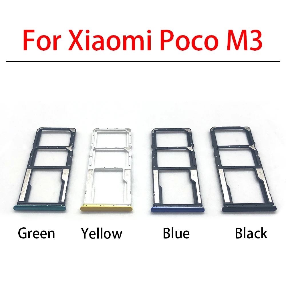 20 шт. держатель Micro Nano SIM-карты лоток слота ID адаптер гнездо для Xiaomi Poco M3 Mi 10Pro 10T Lite X3