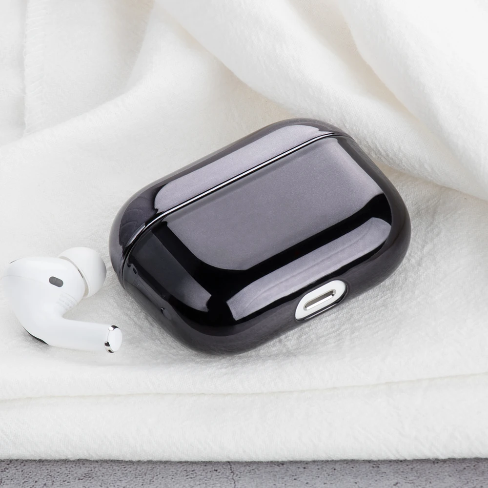 Чехол для наушников AirPod Pro 2019 с гальваническим покрытием Жесткий беспроводных из