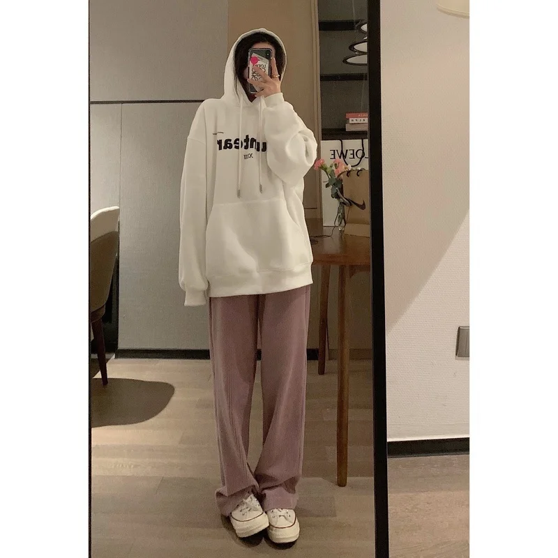 Large Hoody Style Pullover Hooded Loose Thickened Rac