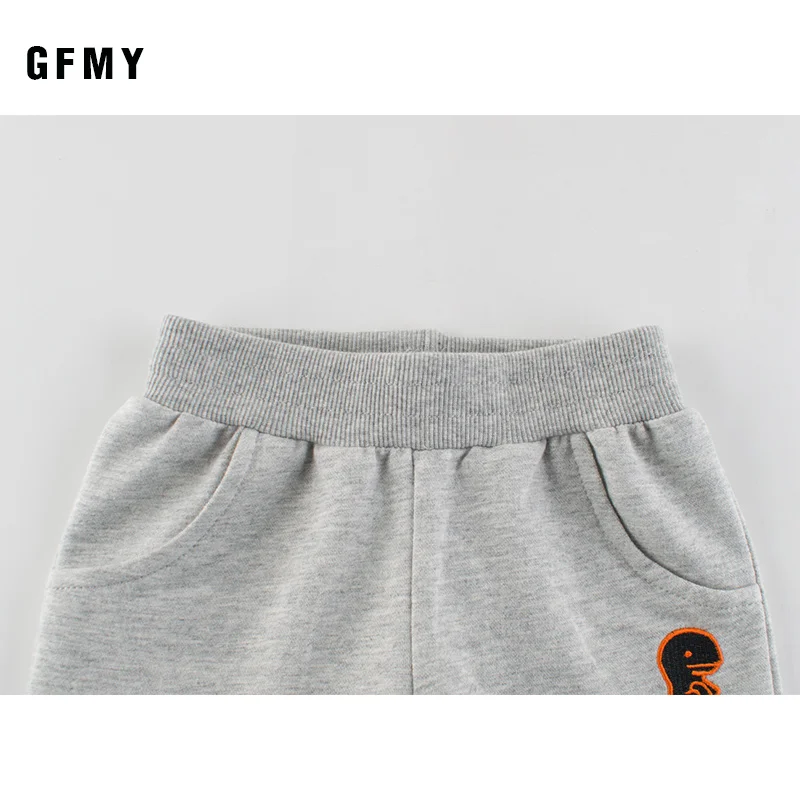 GFMY/Новинка летние спортивные короткие штаны из 100% хлопка с вышитым рисунком