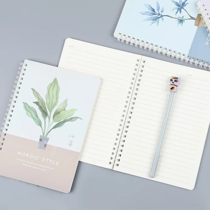 A5 Cute Notebook Paper Coil Weekly Planner 120 Sheets Writing Diary Note Pads Notebooks and Journals School Supplies Stationery |